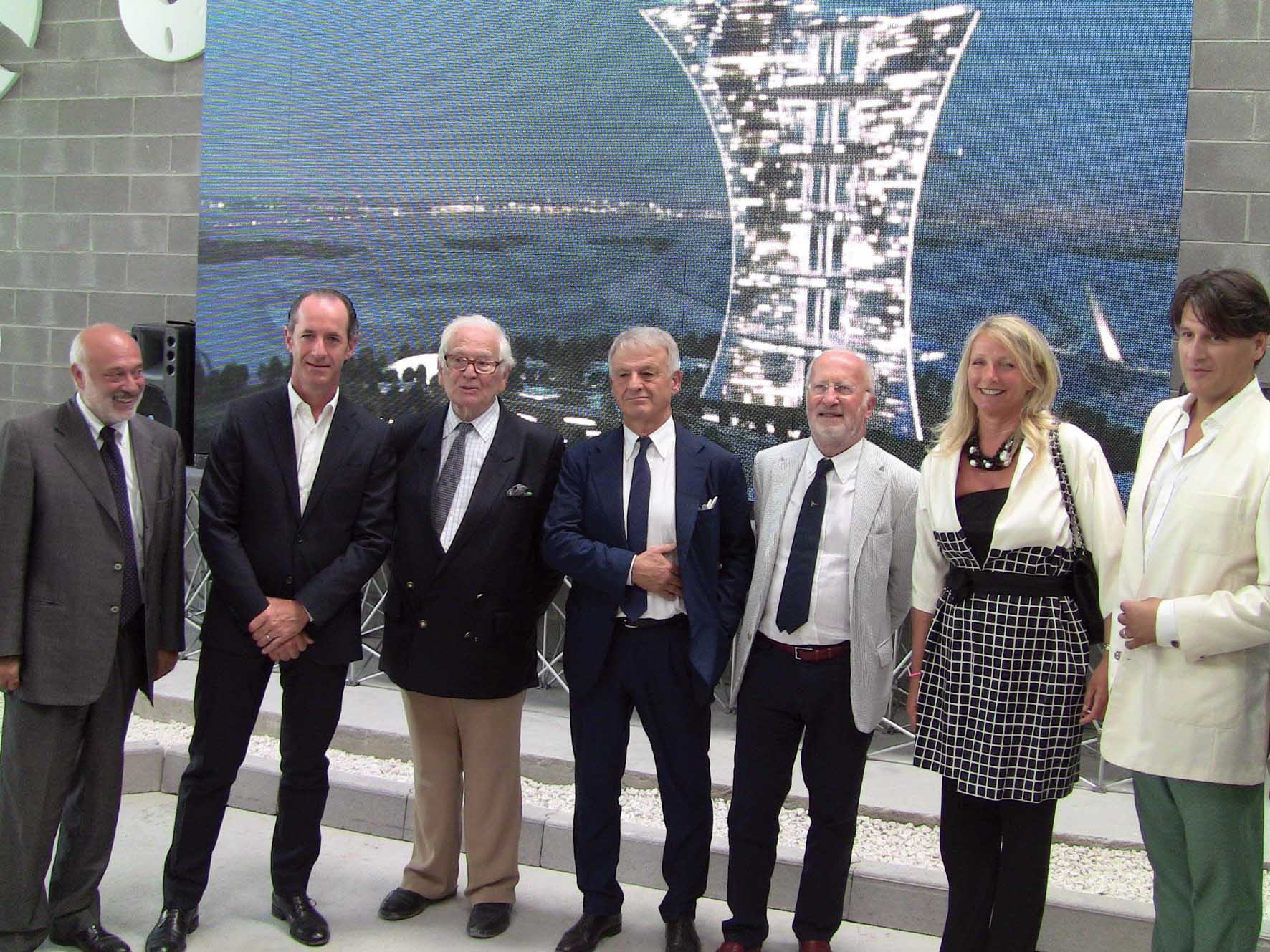 venezia inaugurazione mostra torre cardin zaia cardin clini orsoni zaccariotto 1