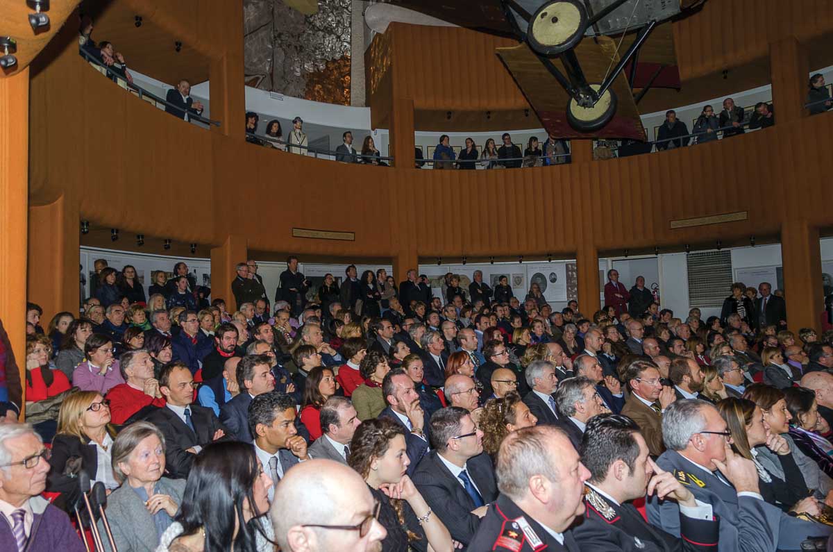 Celebrazioni 150 anni nascita DAnnunzio Vittoriale Gardone pubblico 1