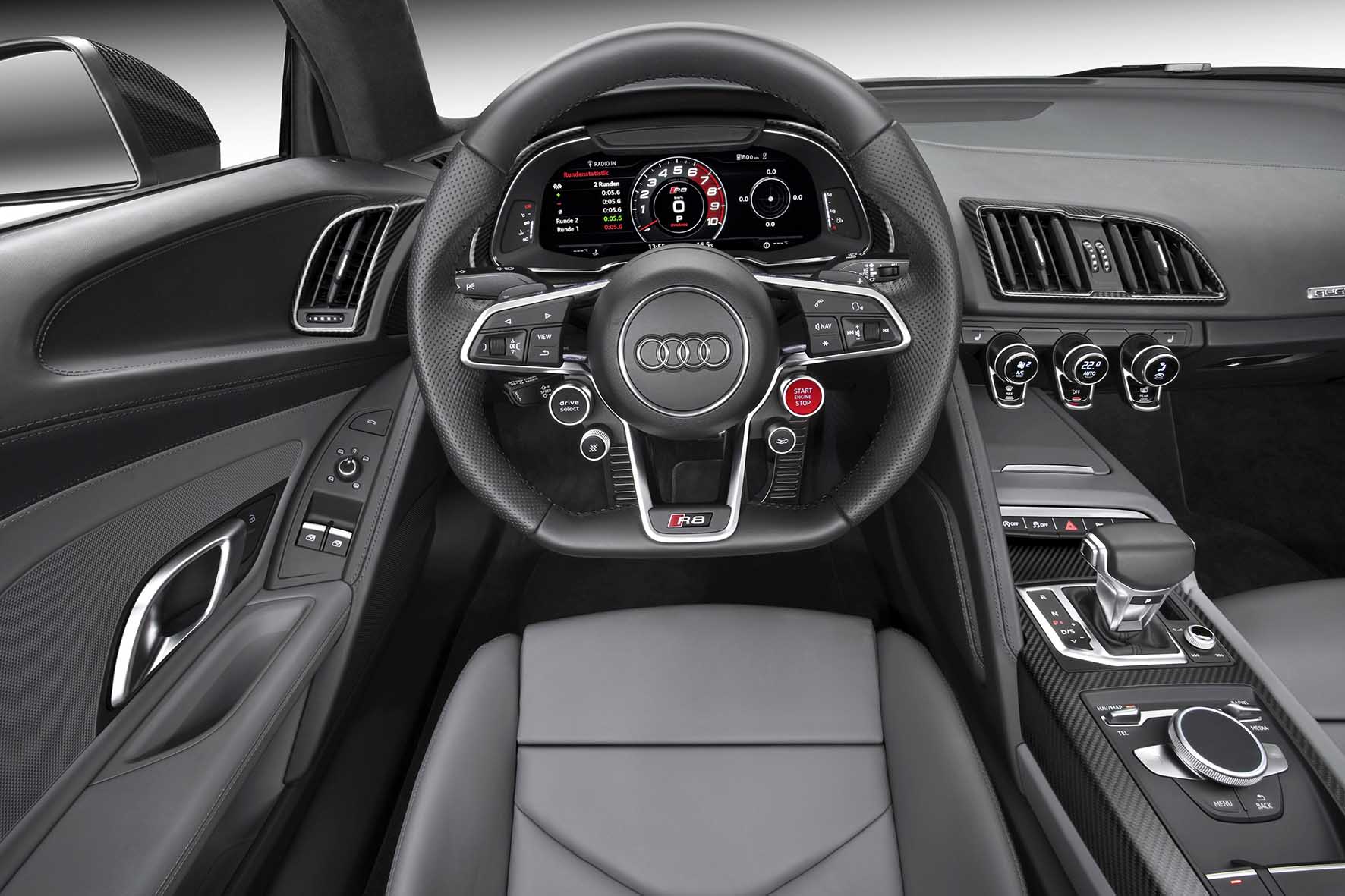 Audi new R8 2015 posto guida