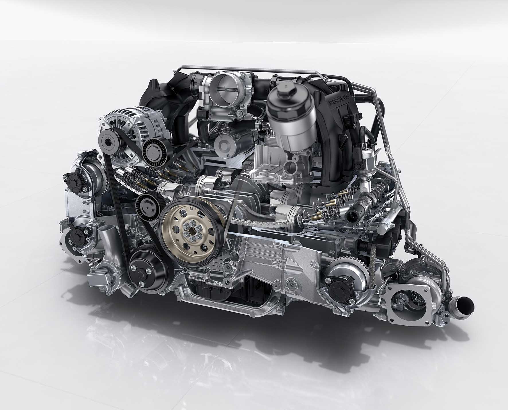 Porsche 2016 nuova 911 3.0 litri turbo lato servizi