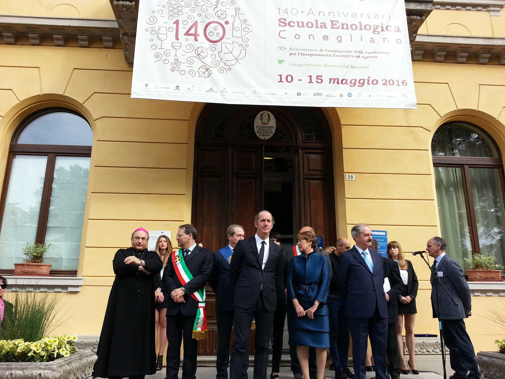 140 anni scuola enologica Cerletti di COnegliano Veneto Zaiae autorità