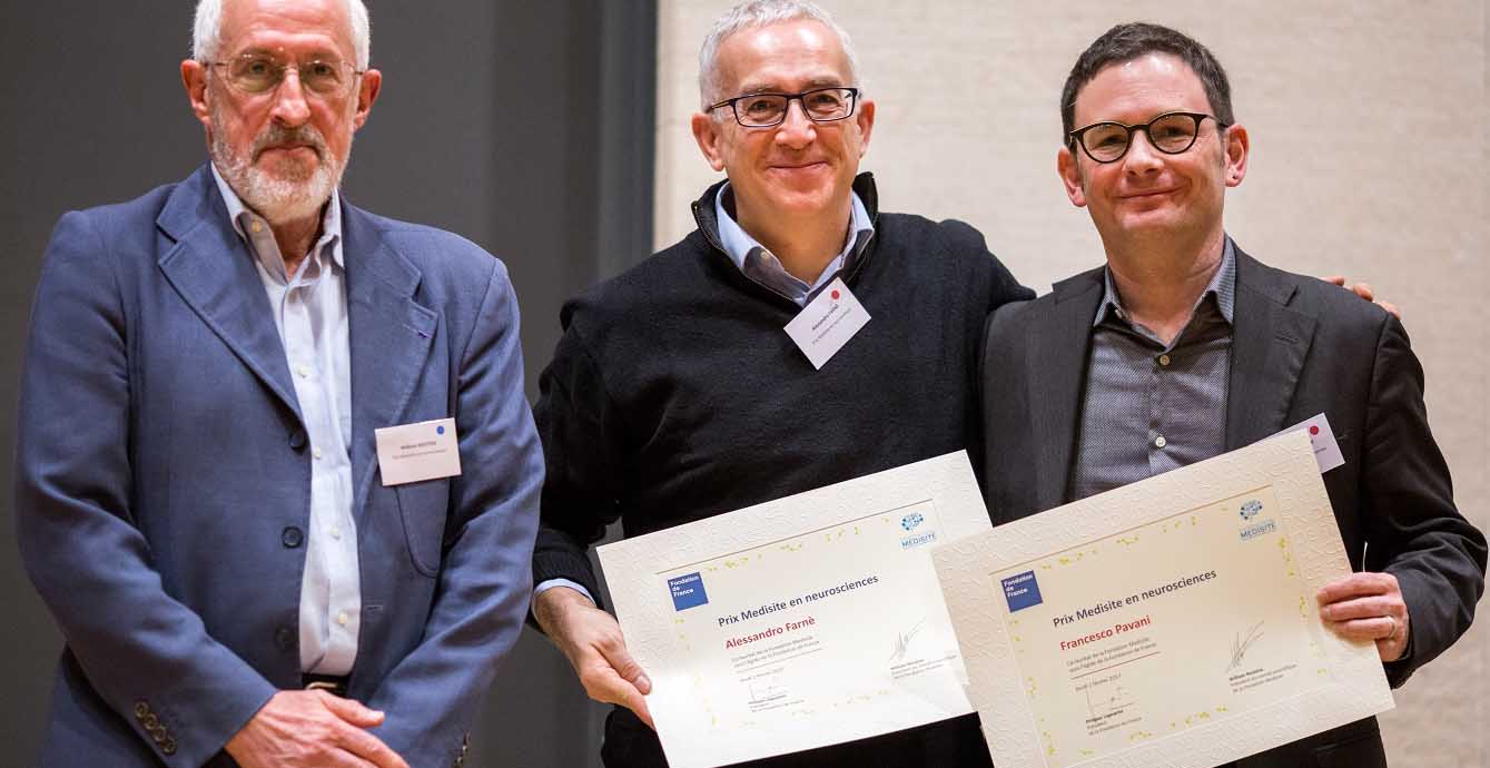 Unitn premio per impianti cocleari Francesco Pavani e Alessandro Farné