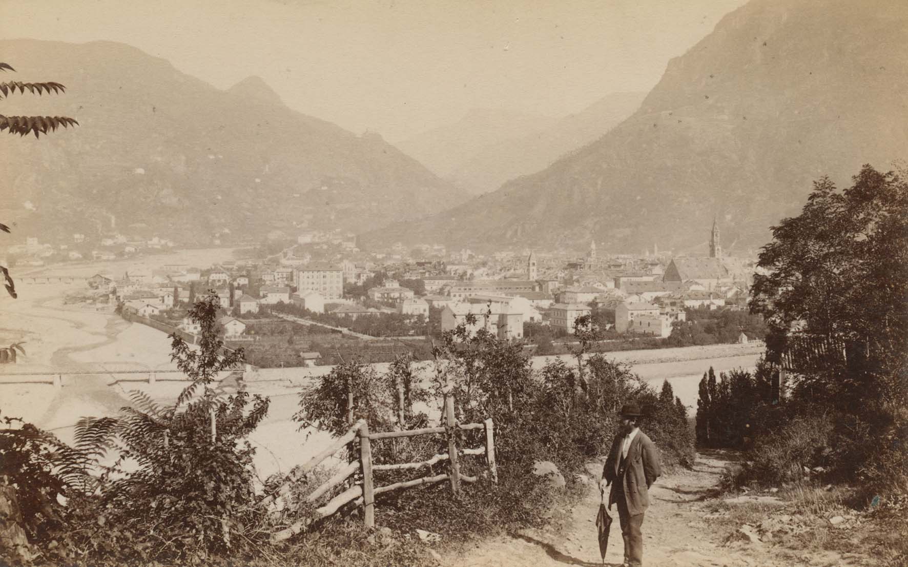 foto storiche Veduta Bolzano 1890