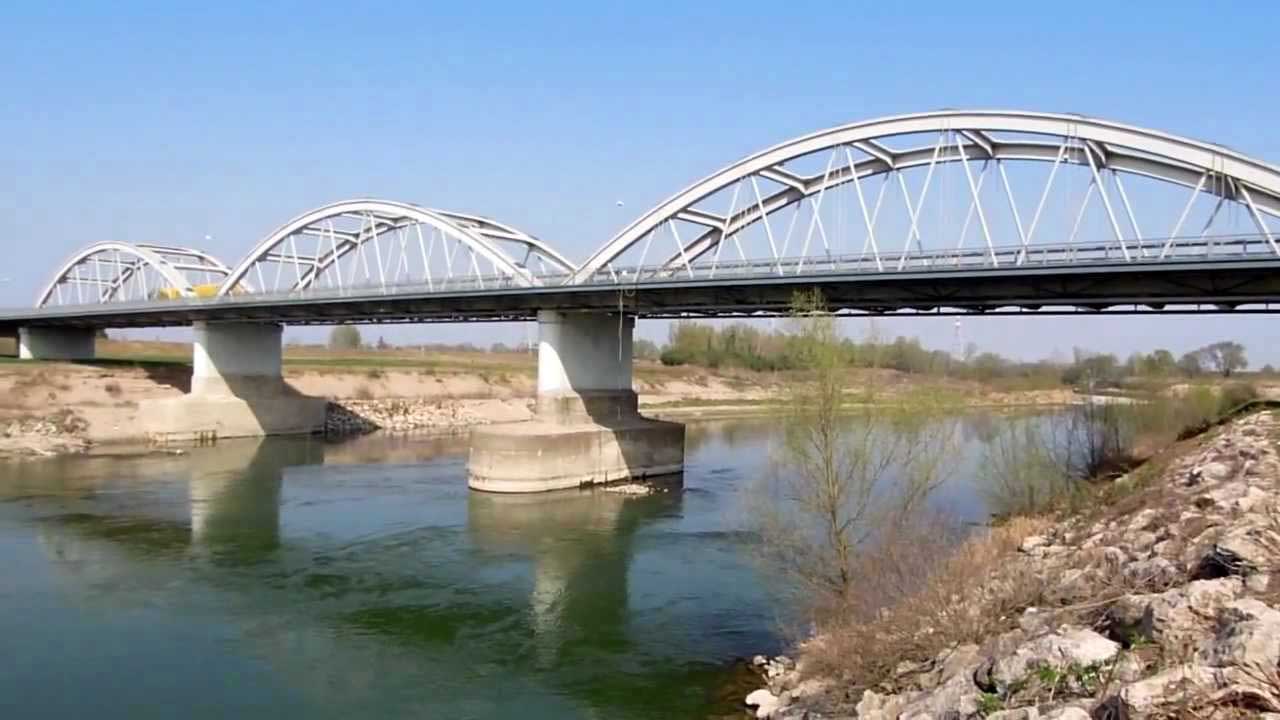 Adige siccità ponte