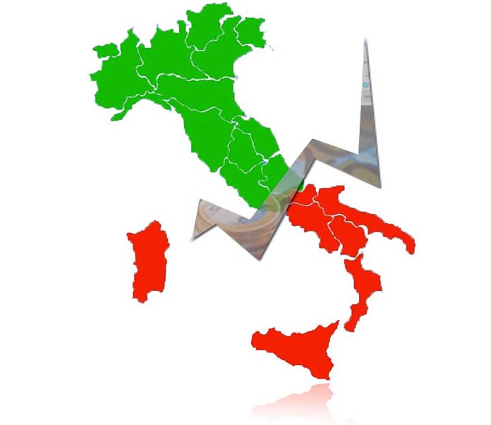 Italia paese spaccato