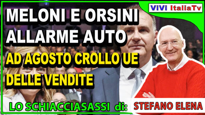 nuovo crollo di vendite auto